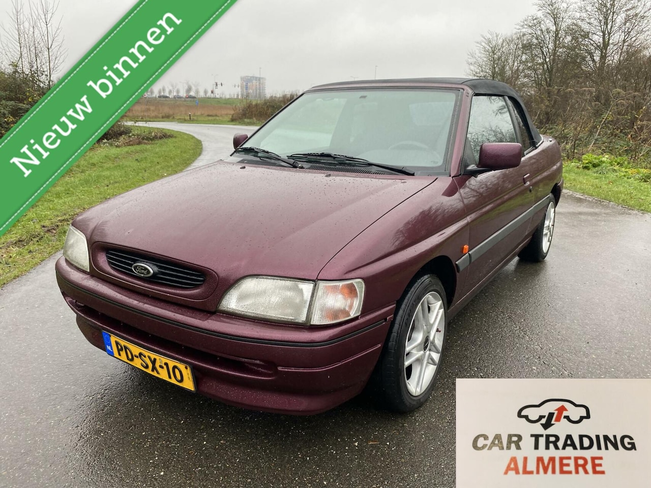 Ford Escort Cabrio - 1.6 CLX APK 5/26 INRUILKOOPJE €1399 - AutoWereld.nl