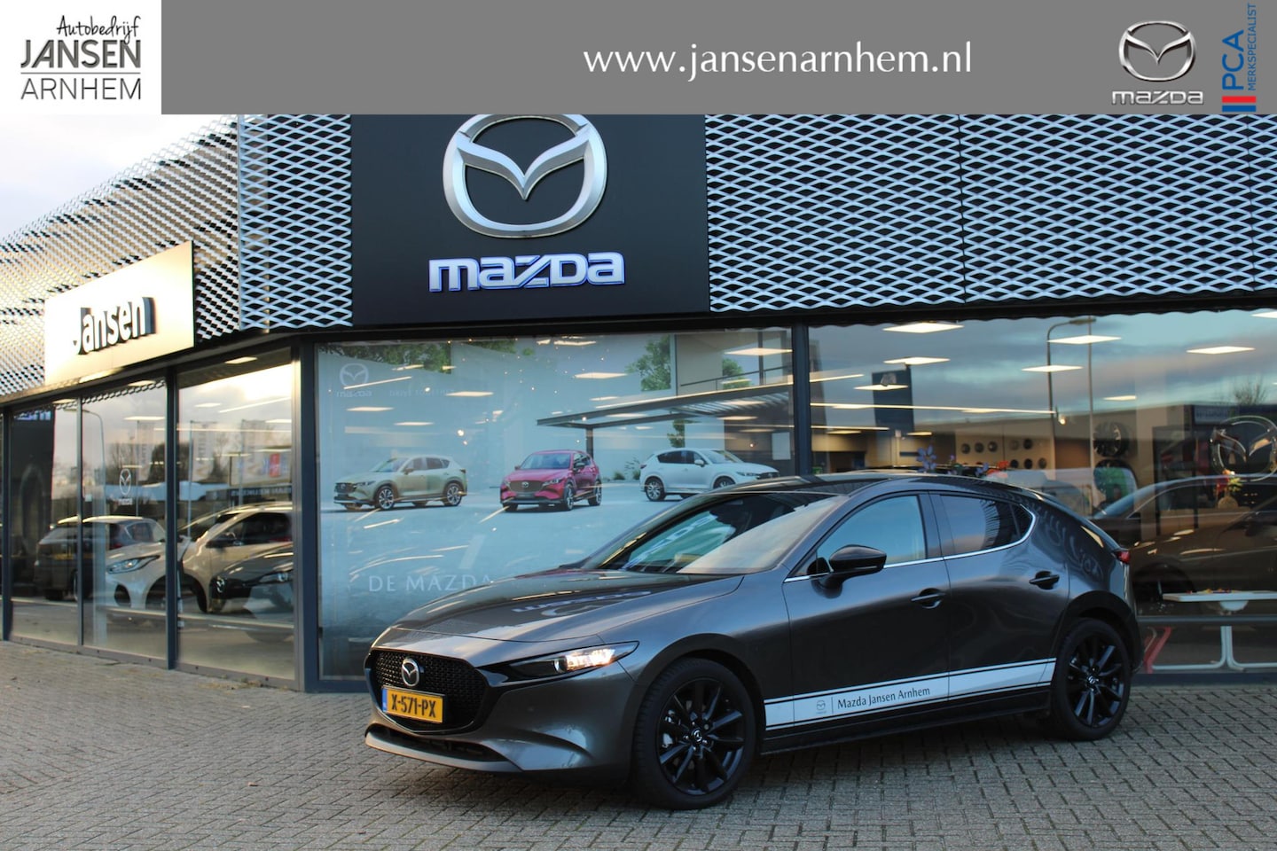 Mazda 3 - HB 2.0 e-SkyActiv-G150 M Hybrid Homura , Demovoordeel € 5.190,- , Navi, Apple Carplay, Cli - AutoWereld.nl