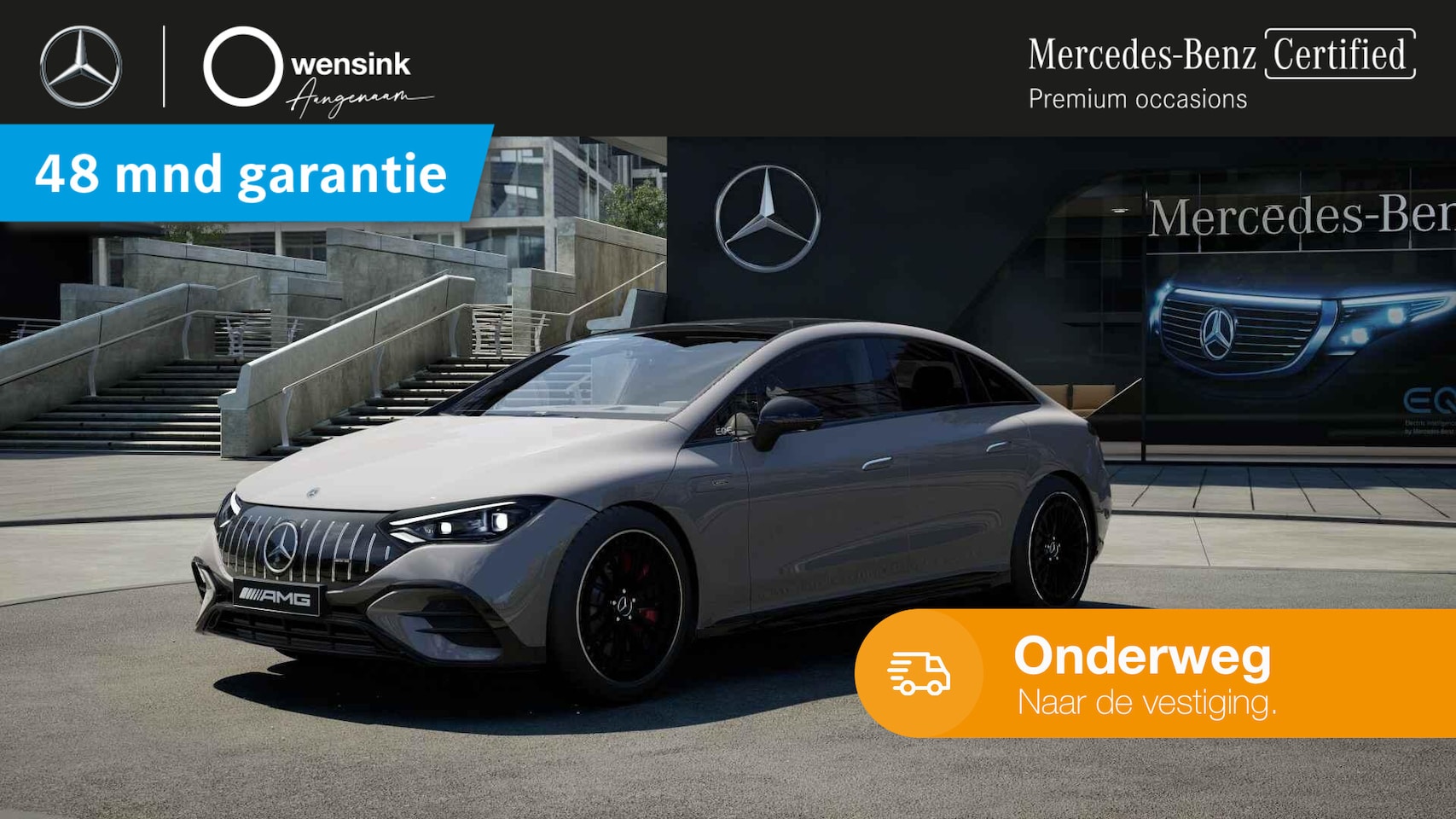 Mercedes-Benz EQE - AMG 53 4MATIC+ 91 kWh | Massage | Night | Panoramadak | Headup display | Digital Light | 2 - AutoWereld.nl