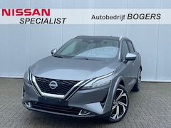 Nissan Qashqai - 1.3 MHEV Tekna Plus Automaat Navigatie, Panoramadak, Leder, 20"Lm, Pro-Pilot, LED, 360 Cam