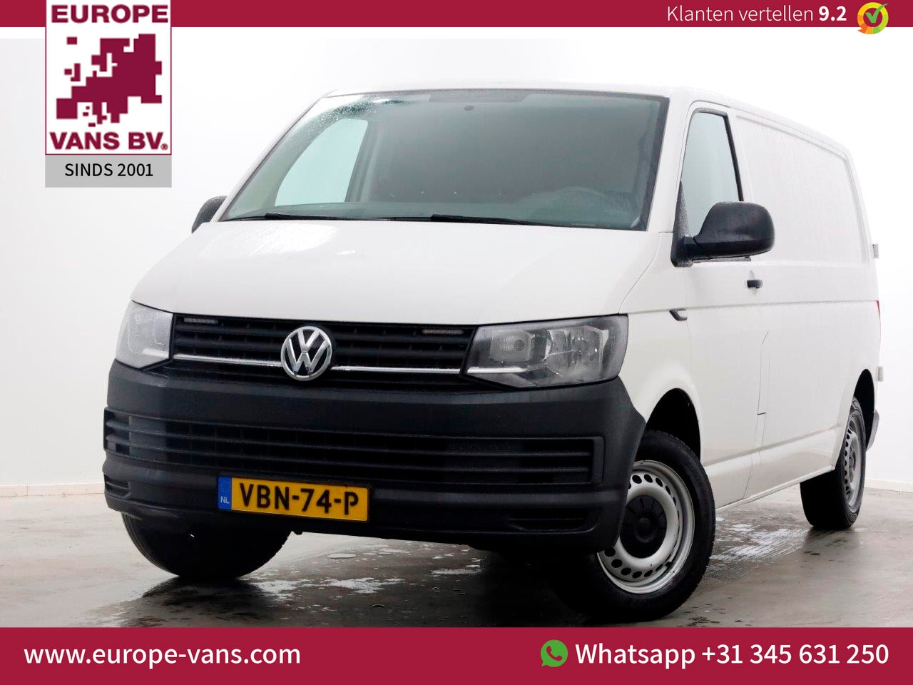 Volkswagen Transporter - T6 2.0 TDI 102pk E6 Lang Airco/Cruise Control 09-2019 - AutoWereld.nl