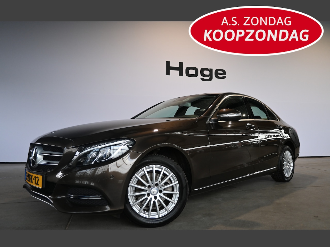 Mercedes-Benz C-klasse - 180 Lease Edition Ecc Navigatie LED Rijklaaprijs Inruil Mogelijk! - AutoWereld.nl