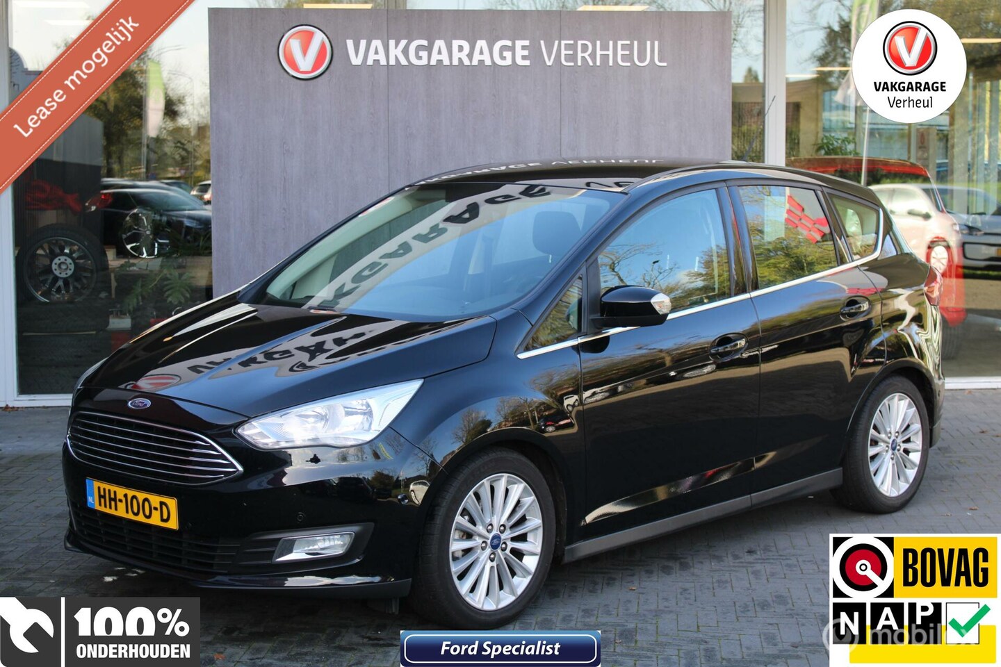 Ford C-Max - 1.0 Titanium|125Pk|Trekhaak|Navi|Boekjes|Nap - AutoWereld.nl