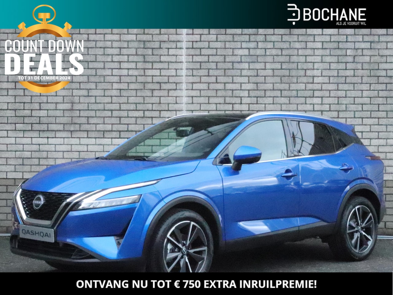 Nissan Qashqai - 1.3 MHEV 140 Tekna | Panoramadak | Stoelverwarming - AutoWereld.nl