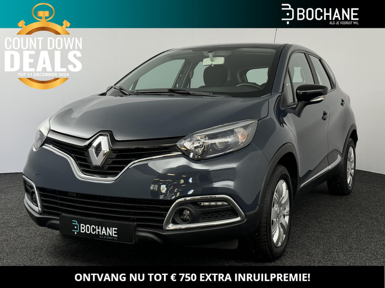 Renault Captur - 0.9 TCe 90 Expression Navigatie / Trekhaak / Parkeersensoren / Cruise Control - AutoWereld.nl