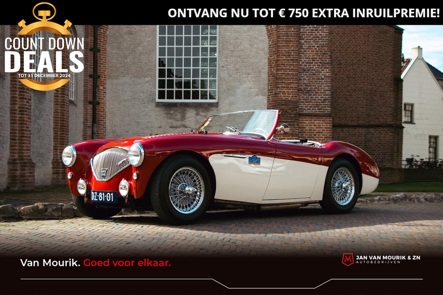 Austin Healey - Austin-healey 100M | Is not a factory-built 100M (including gold certificate) | Mille Migl - AutoWereld.nl