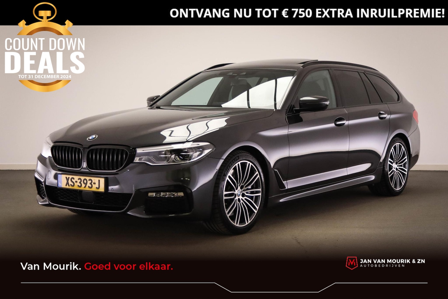 BMW 5-serie Touring - 540i xDrive High Executive M-sport | PANORAMADAK | HEAD UP | ACC | APPLE | CAMERA | 19" | - AutoWereld.nl