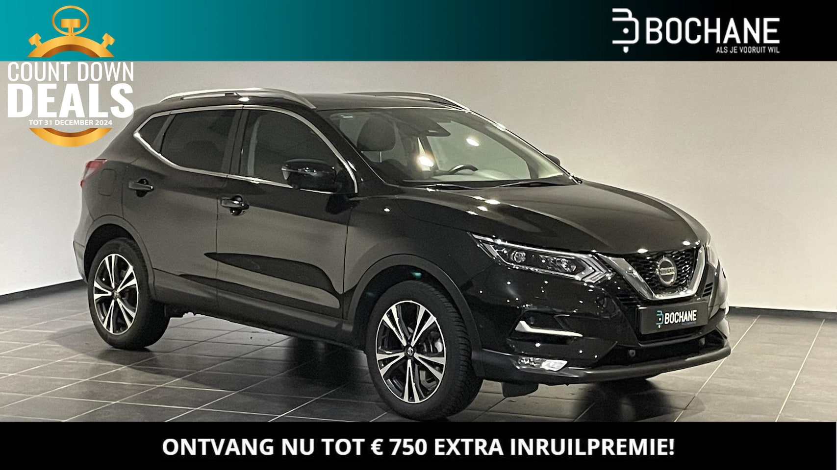 Nissan Qashqai - 1.3 DIG-T 159 N-Connecta | Panoramadak | Stoelverwarming | Trekhaak - AutoWereld.nl