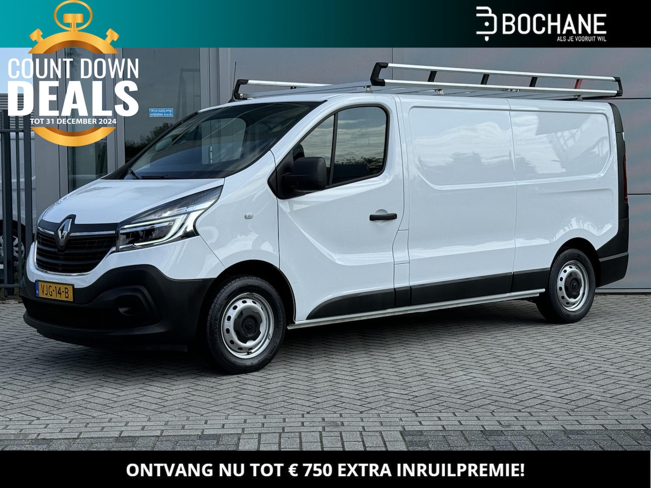 Renault Trafic - 2.0 dCi 120 T29 L2H1 Comfort EURO6 | AIRCO | NAVIGATIE | PARKEER SENSOREN | 3-ZITS | IMPER - AutoWereld.nl