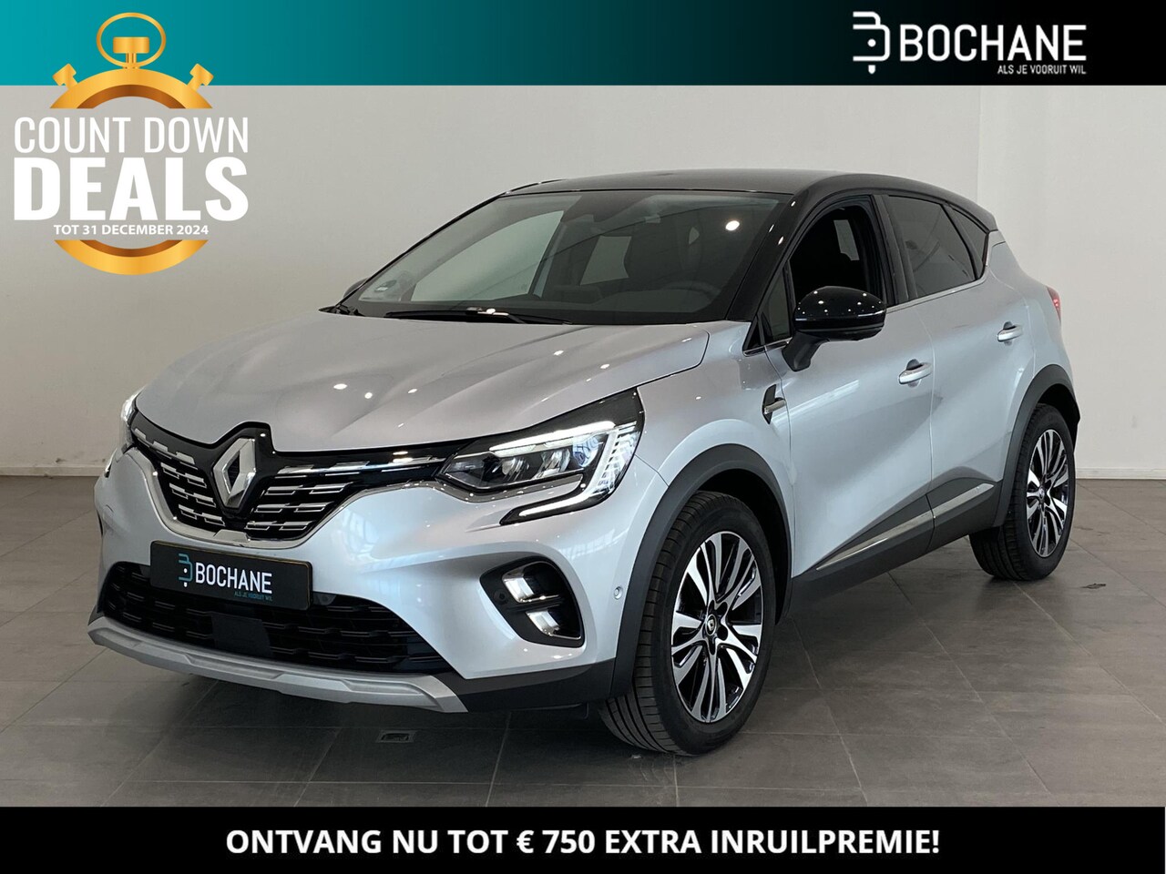 Renault Captur - 1.3 Mild Hybrid 160 EDC Iconic | Bose Audio | Cruise Control Adaptief - AutoWereld.nl