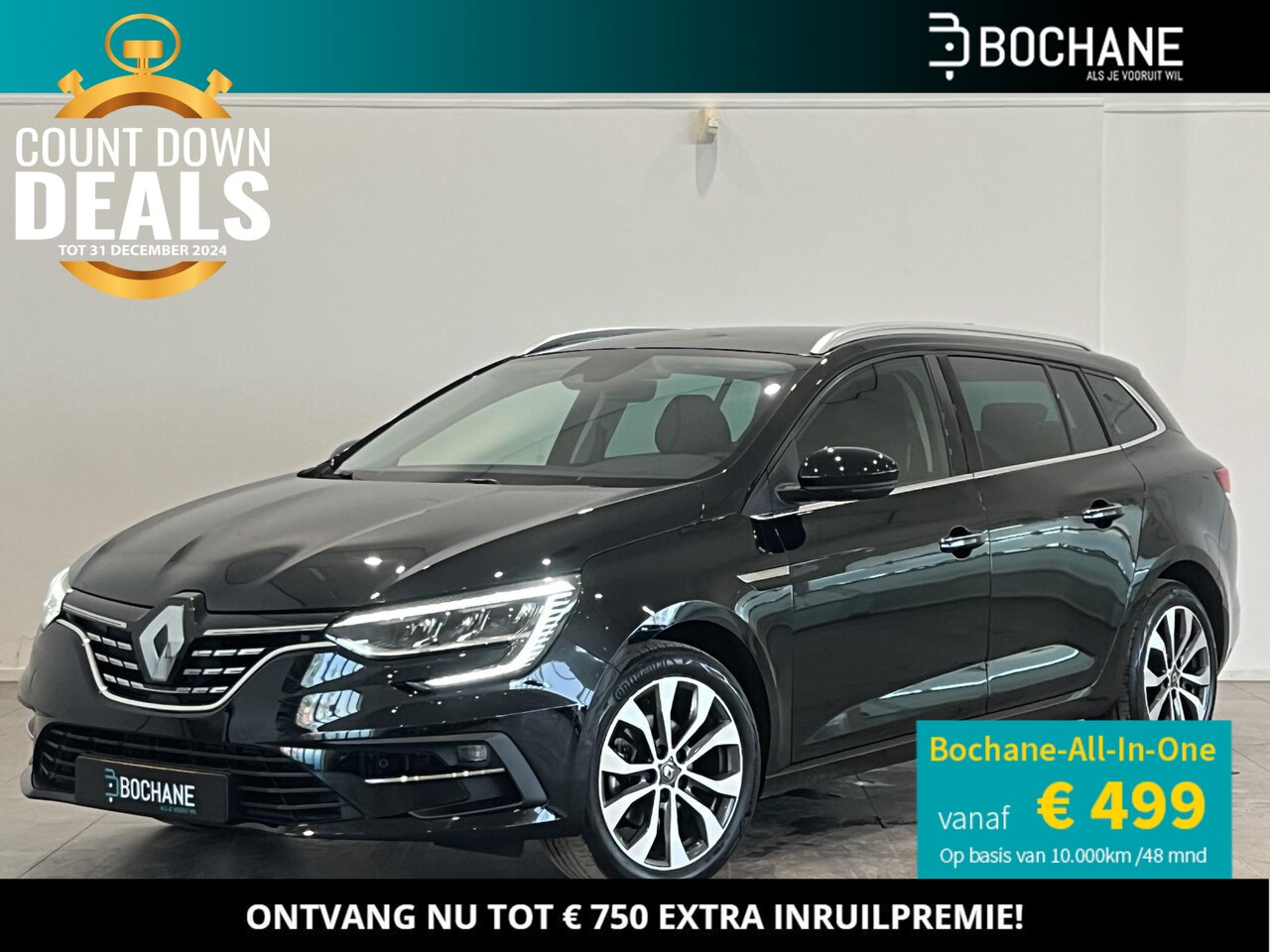 Renault Mégane Estate - 1.3 TCe 140 EDC Techno CRUISE CONTROL | PDC | CAMERA | CLIMATE CONTROL | NAVIGATIE | LICHT - AutoWereld.nl