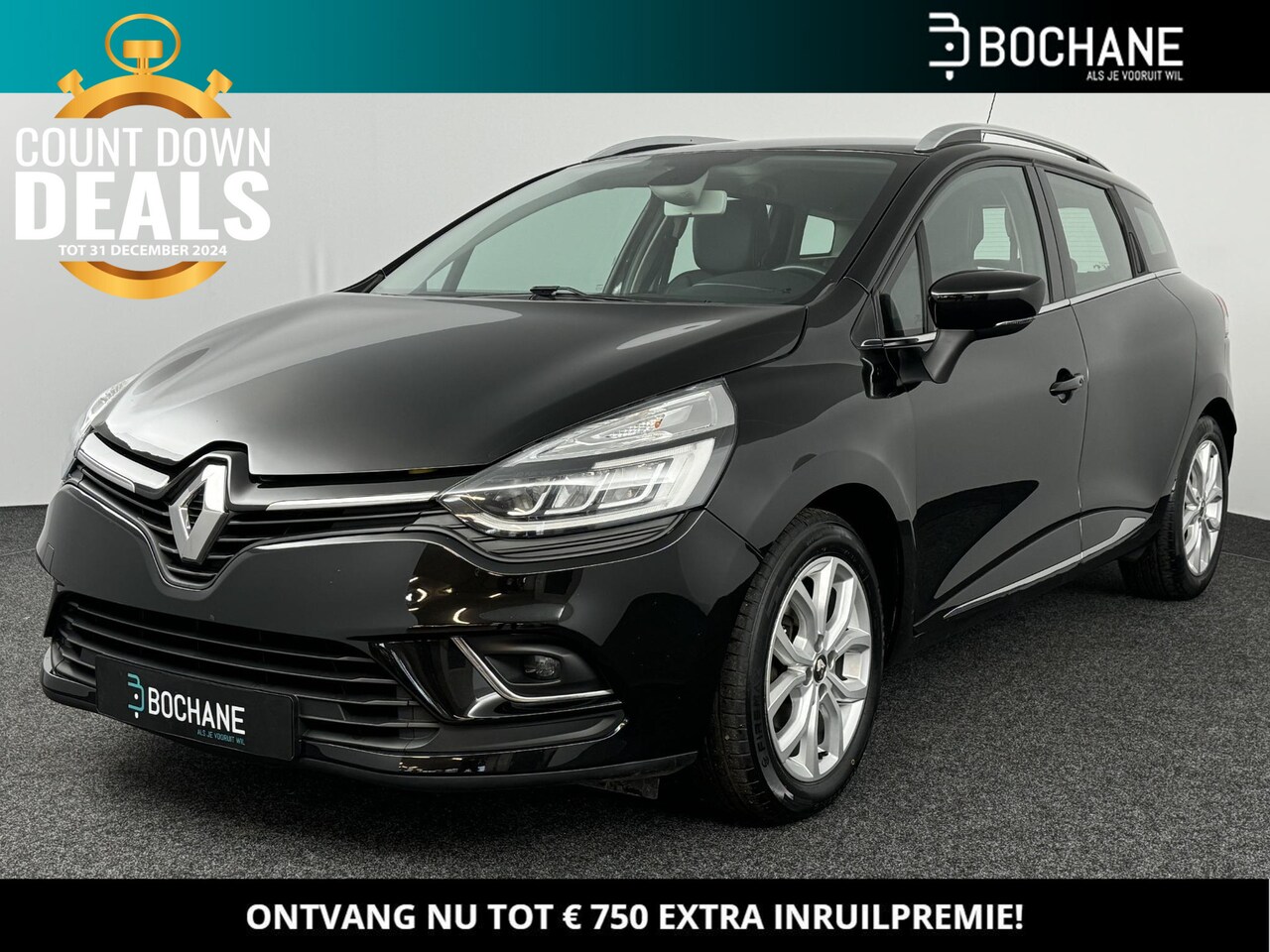 Renault Clio Estate - 0.9 TCe 90 Intens | Trekhaak | LED | Navi | Clima | Cruise | Keyless | LM velgen 16" | Par - AutoWereld.nl