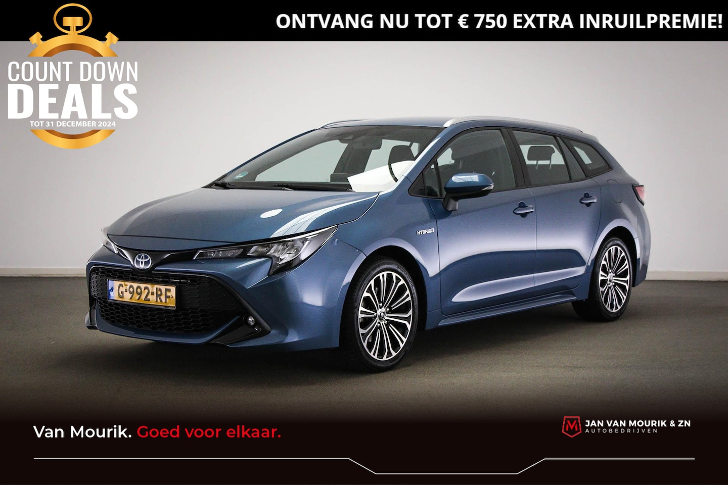 Toyota Corolla Touring Sports - 2.0 Hybrid Dynamic | LED | CLIMA | ACC | NAVI | DAB | APPLE | CAMERA | TREKHAAK | 17" | DE - AutoWereld.nl