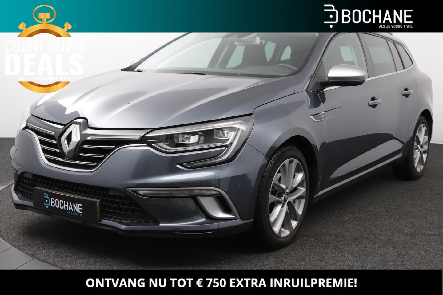 Renault Mégane Estate - 1.3 TCe 140 GT-Line | Achteruitrijcamera | Bose Audio | Trekhaak - AutoWereld.nl