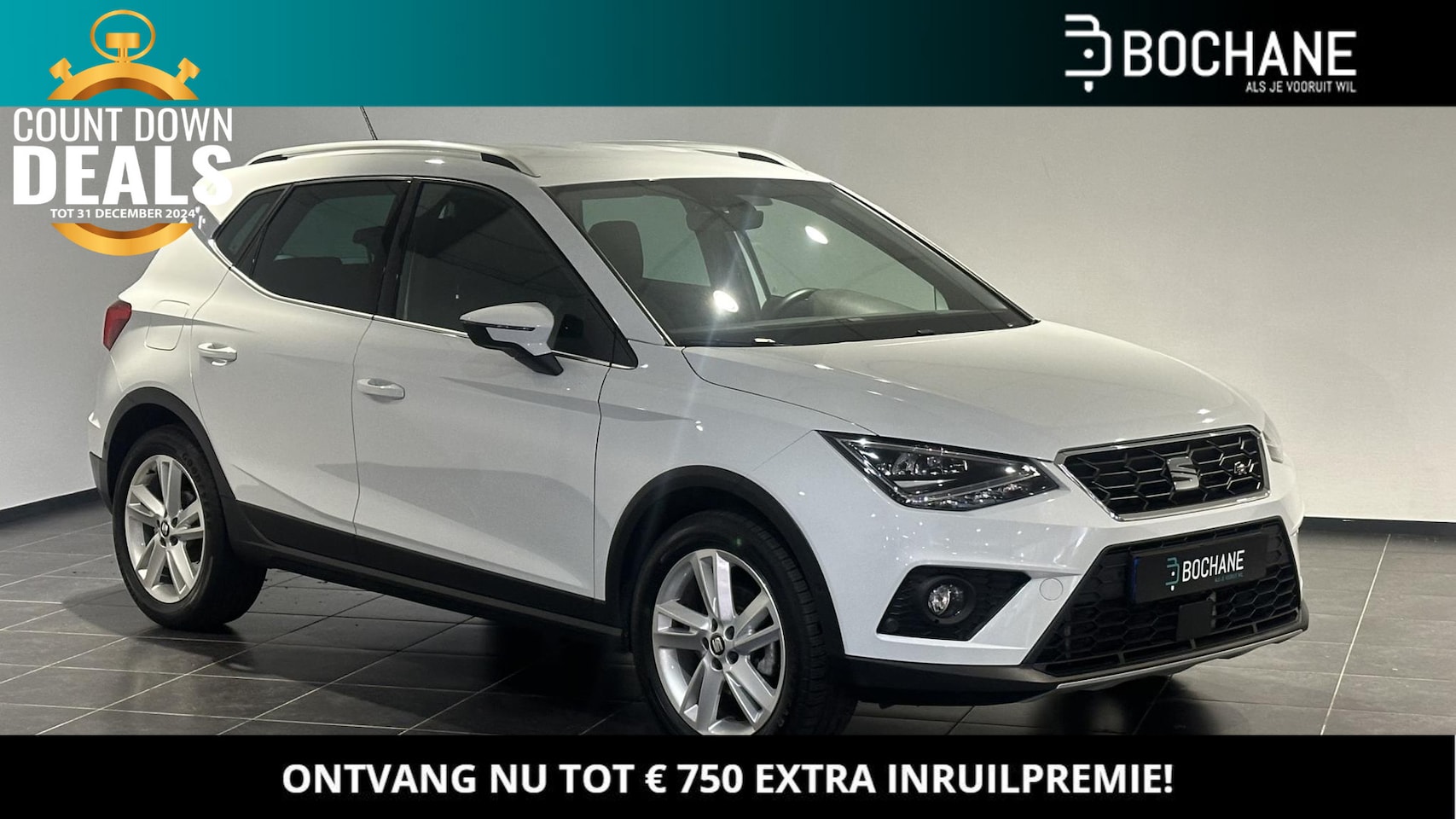 Seat Arona - 1.0 TSI DSG FR Business Intense Plus | 17 inch | Stoelverwarming | LED | - AutoWereld.nl