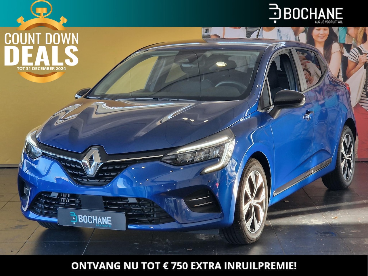 Renault Clio - 1.0 TCe 90 Evolution NAVIGATIE | PARKEERSENSOREN ACHTER | LICHTMETALEN VELGEN | AIRCONDITI - AutoWereld.nl