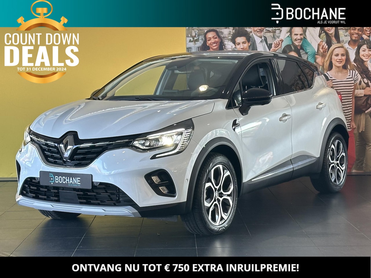 Renault Captur - 1.0 TCe 90 techno NAVIGATIE | RONDOM ZICHT CAMERA | PARKEERSENSOREN VOOR-EN ACHTER | CLIMA - AutoWereld.nl