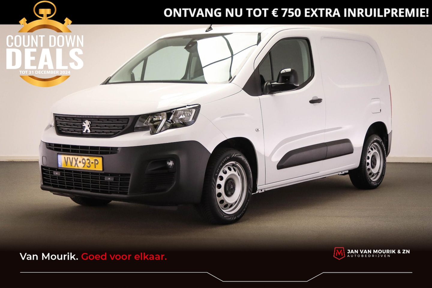 Peugeot Partner - 1.5 BlueHDi 100 L1 | CAMERA / LAADRUIMTE- PACK | AIRCO | CRUISE |  DAB | PDC | TREKHAAK - AutoWereld.nl