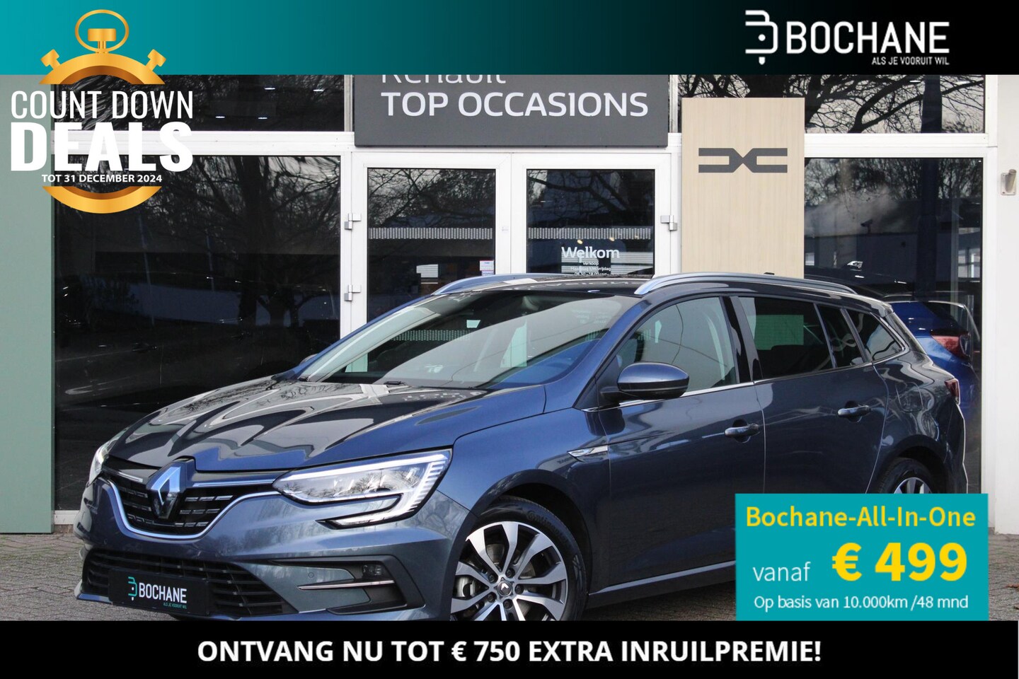 Renault Mégane E-Tech - Estate 1.6 Plug-In Hybrid 160 Techno - AutoWereld.nl