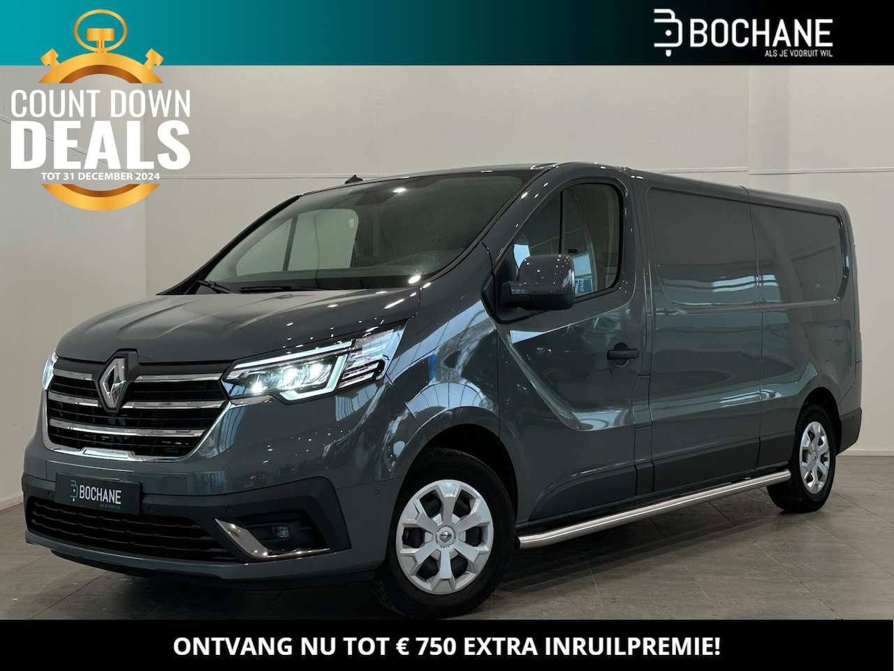 Renault Trafic - 2.0 dCi 130 T30 L2H1 Work Edition AIRCO | CRUISE | CAMERA | NAVI | BETIMMERING | TREKHAAK - AutoWereld.nl