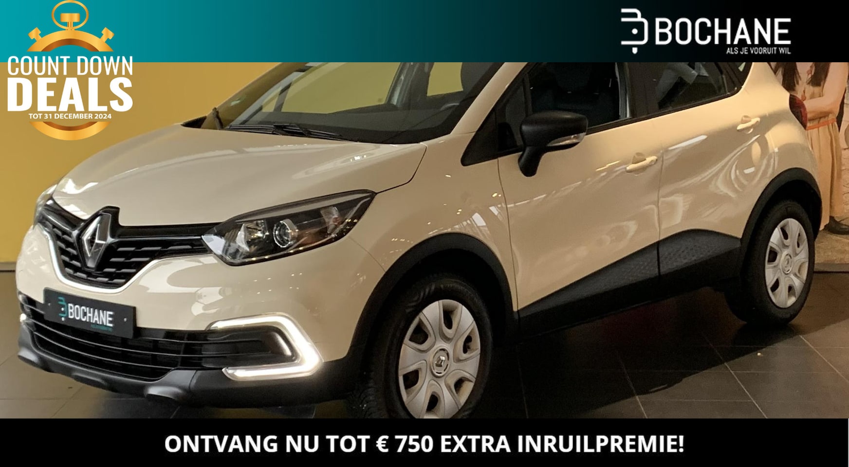 Renault Captur - 0.9 TCe 90 Life | TREKHAAK | AIRCONDITIONING | CRUISE CONTROL | TELEFOONVOORBEREIDING - AutoWereld.nl