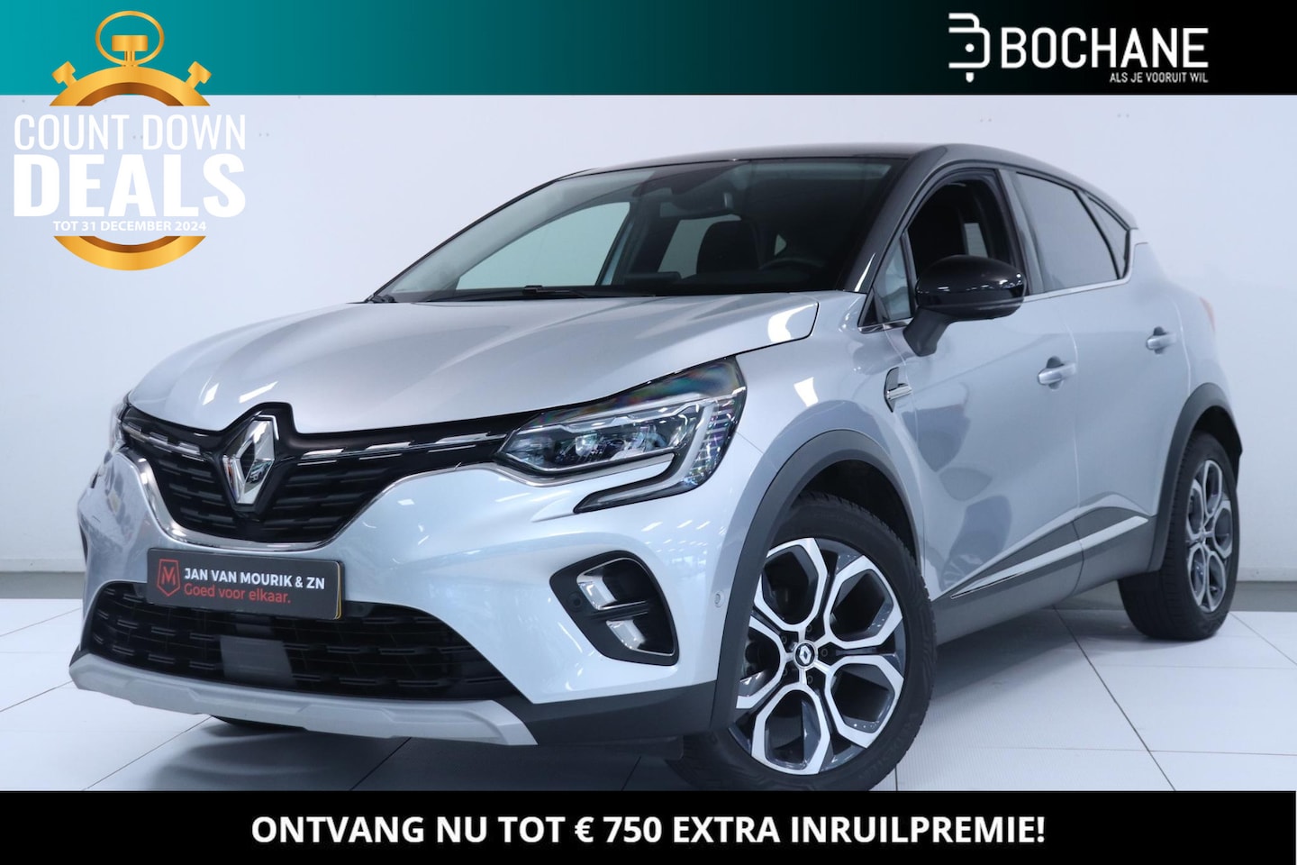 Renault Captur - 1.3 Mild Hybrid 160 EDC Techno Automaat | BOSE Audio | Parkeersensoren | 360° Camera | - AutoWereld.nl