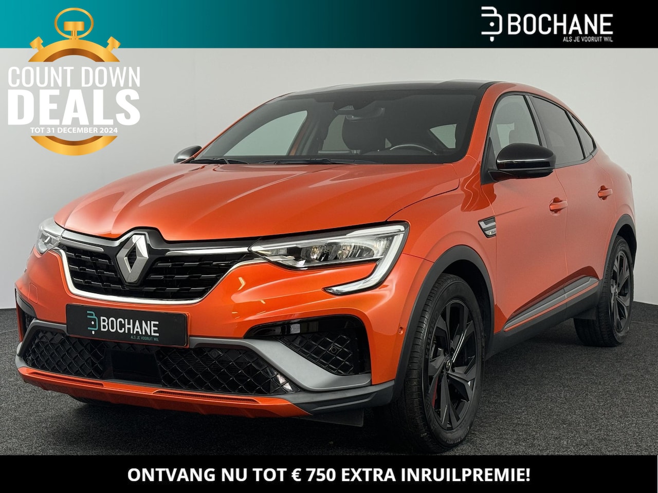 Renault Arkana - 1.6 E-Tech Hybrid 145 R.S. Line | Trekhaak - AutoWereld.nl