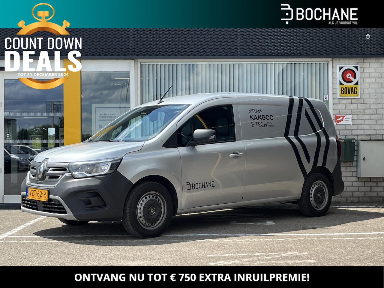 Renault Kangoo E-Tech - Extra L2 22 kW 44 kWh | 22KW Lader | Vloerplaat - AutoWereld.nl