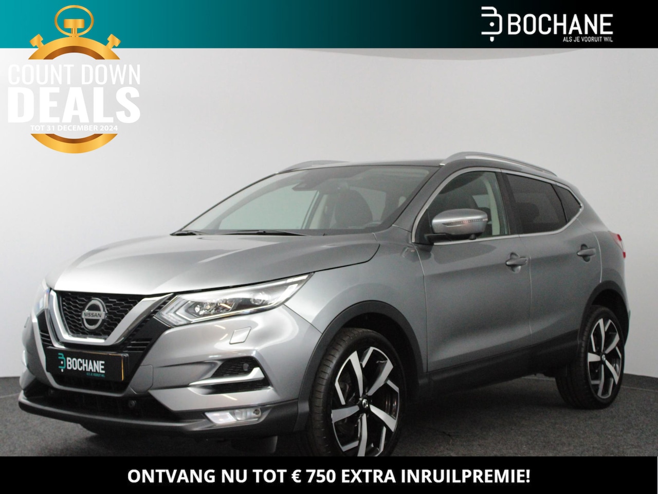 Nissan Qashqai - 1.3 DIG-T 159 DCT7 Premium Edition Automaat / Climate Control / Navigatie / Panoramadak / - AutoWereld.nl