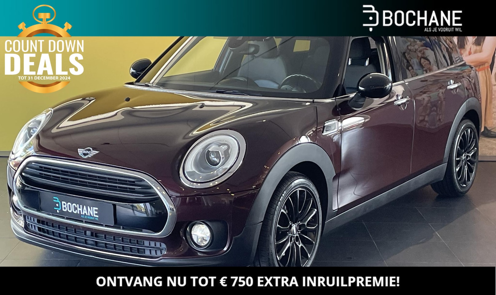 MINI Clubman - Mini 1.5 Cooper Chili Serious Business NAVIGATIE | PARKEERSENSOREN ACHTER | CLIMATE CONTRO - AutoWereld.nl