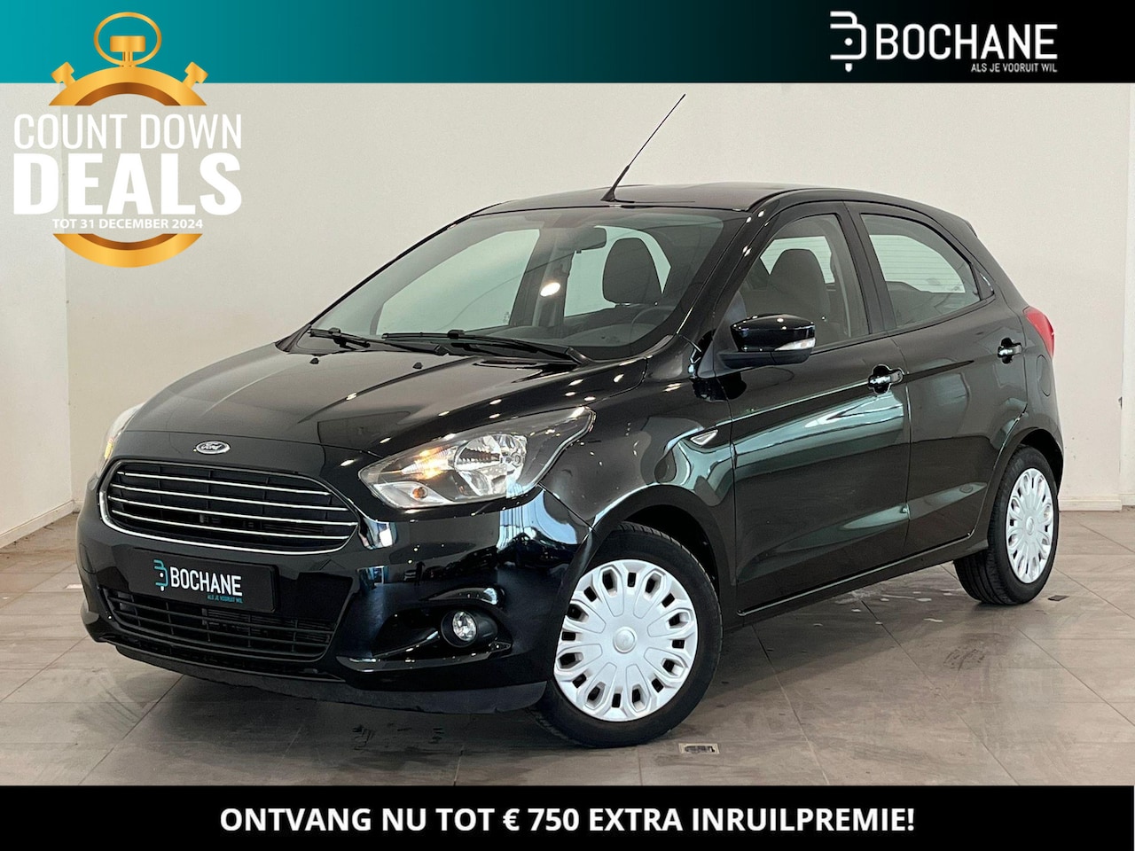 Ford Ka - 1.2 Trend Ultimate AIRCO | BEGRENZER | BLUETOOTH RADIO | PDC | TECHNOLOGY PACK | - AutoWereld.nl