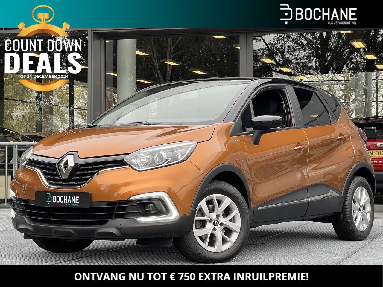 Renault Captur - 1.3 TCe 150 EDC Intens Automaat | Navigatie | Cruise Control | Carplay | - AutoWereld.nl