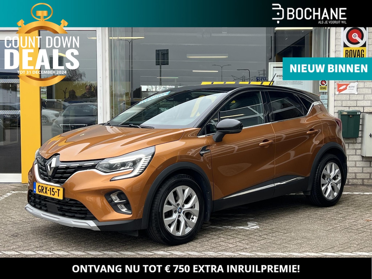 Renault Captur - 1.6 E-Tech Plug-in Hybrid 160 Intens | Stuurverwarming - AutoWereld.nl