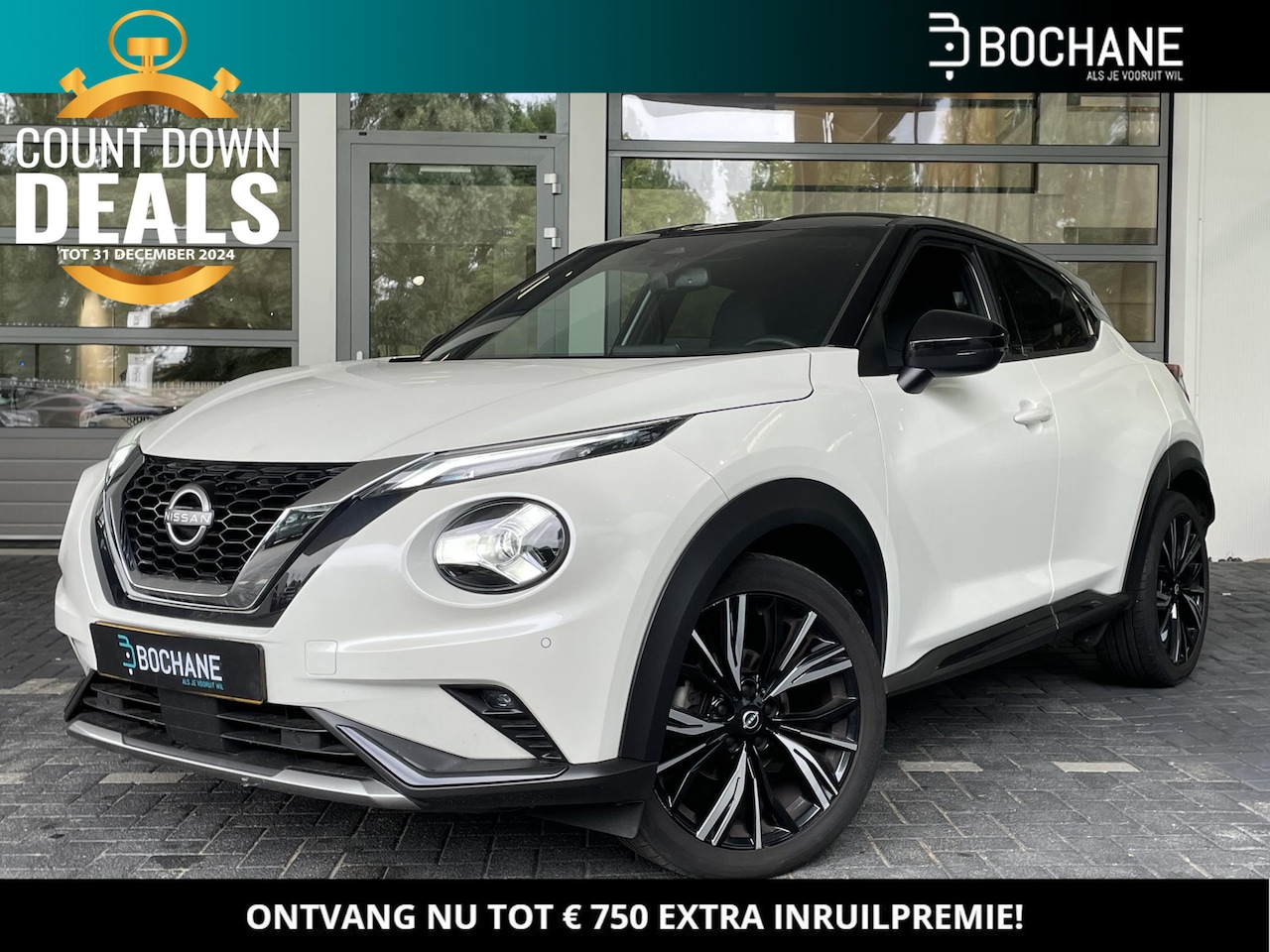 Nissan Juke - 1.0 DIG-T 114 DCT7 N-Design / Automaat / Clima / Full LED / Cruise / Camera / PDC - AutoWereld.nl