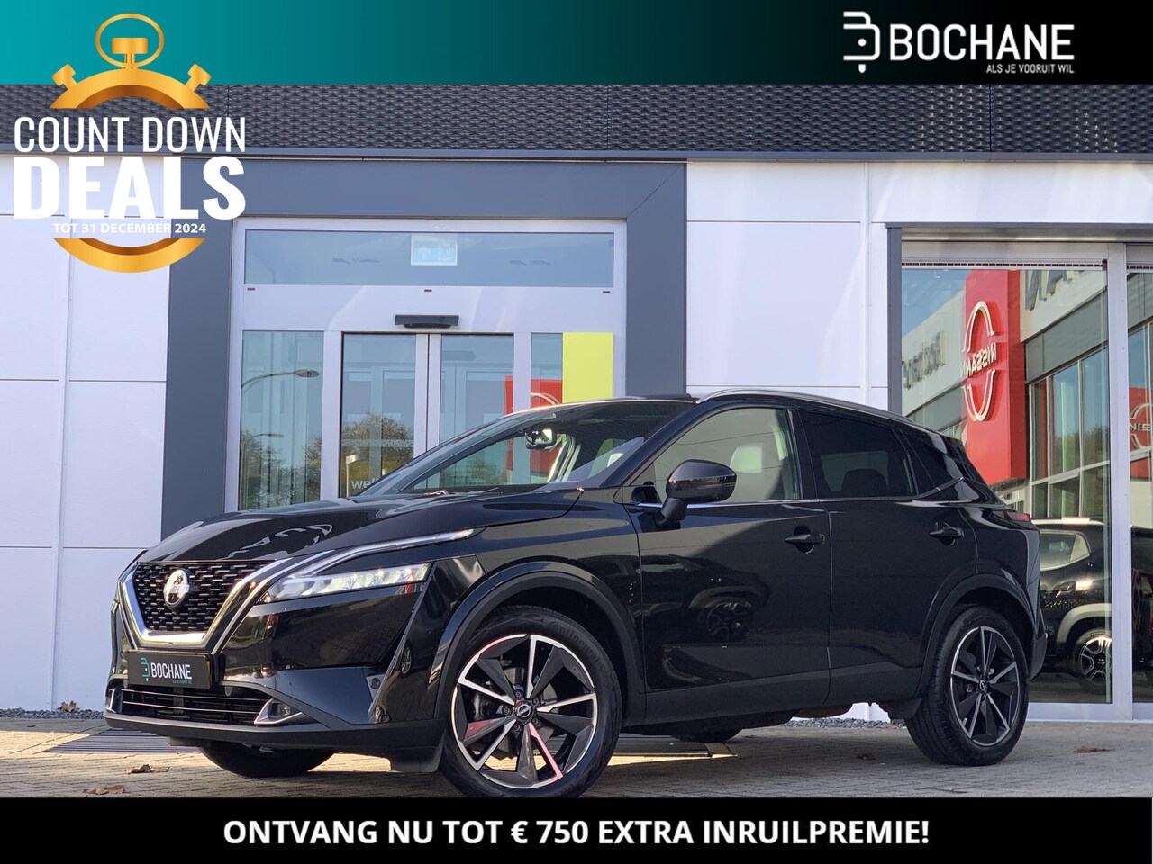 Nissan Qashqai - 1.3 MHEV 158 Xtronic Tekna Plus Lederen bekleding |Panoramadak - AutoWereld.nl