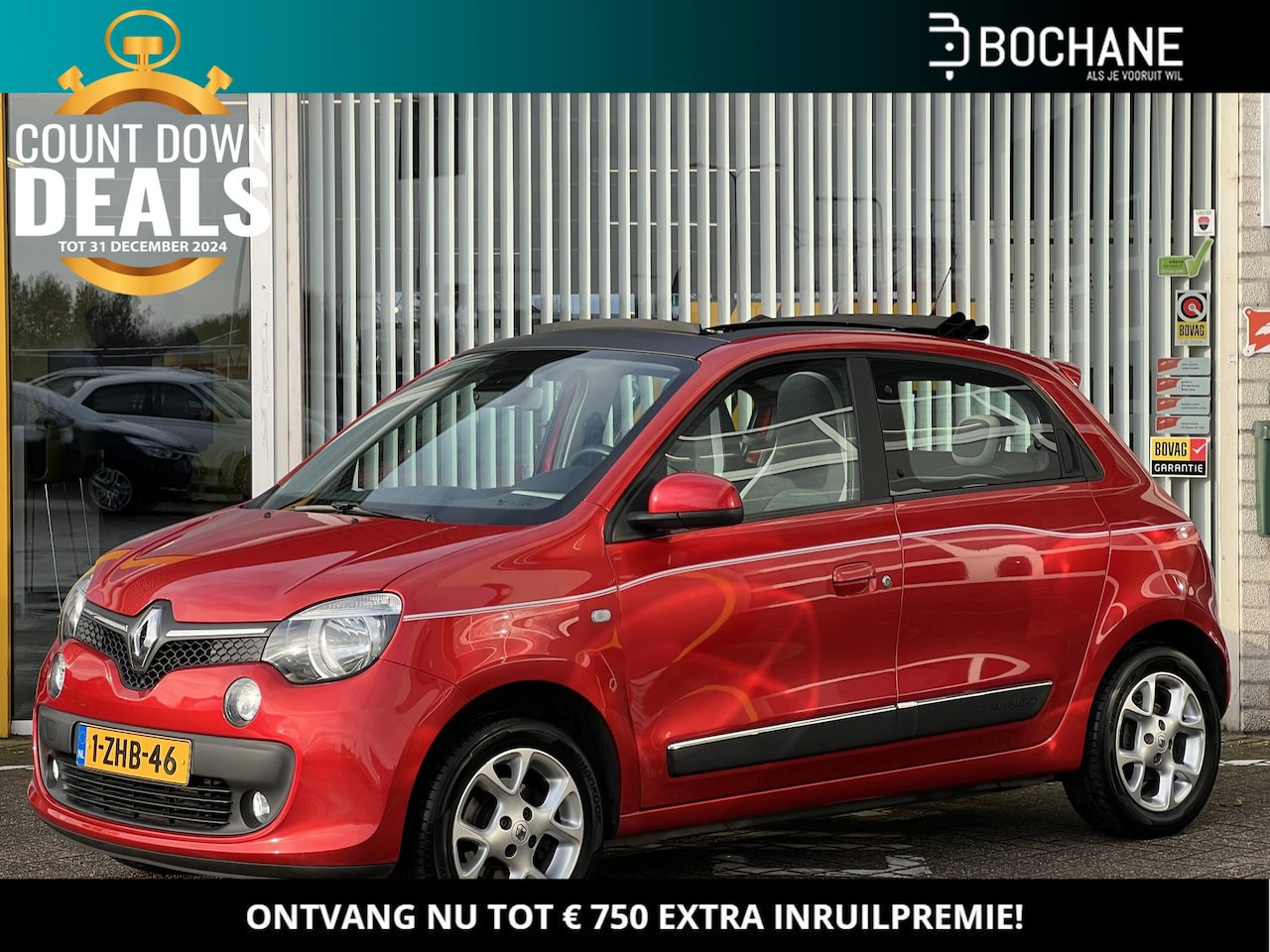 Renault Twingo - 1.0 SCe 70 Dynamique | Navigatie | Achteruitrijcamera | Vouwdak - AutoWereld.nl