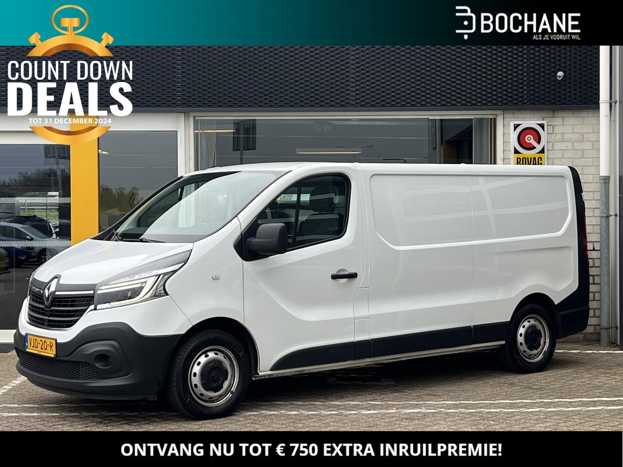 Renault Trafic - 2.0 dCi 120 T29 L2H1 Comfort | Trekhaak | Navigatie | Cruise Control | LED | DAB | Airco - AutoWereld.nl