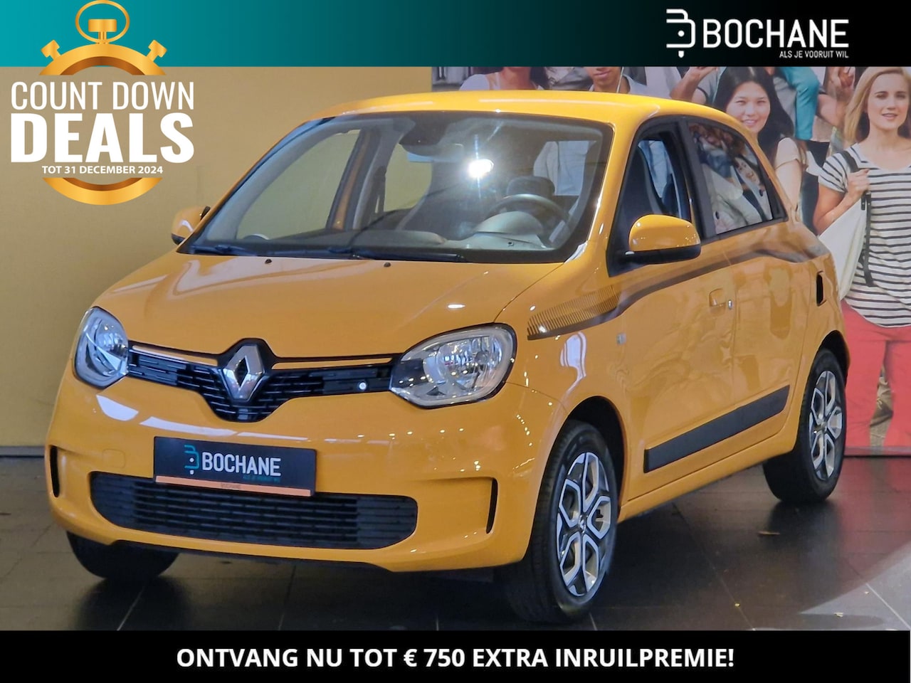 Renault Twingo - 1.0 SCe Collection AIRCONDITIONING | TELEFOONVOORBEREIDING | ACHTERSPOILER | STRIPING - AutoWereld.nl