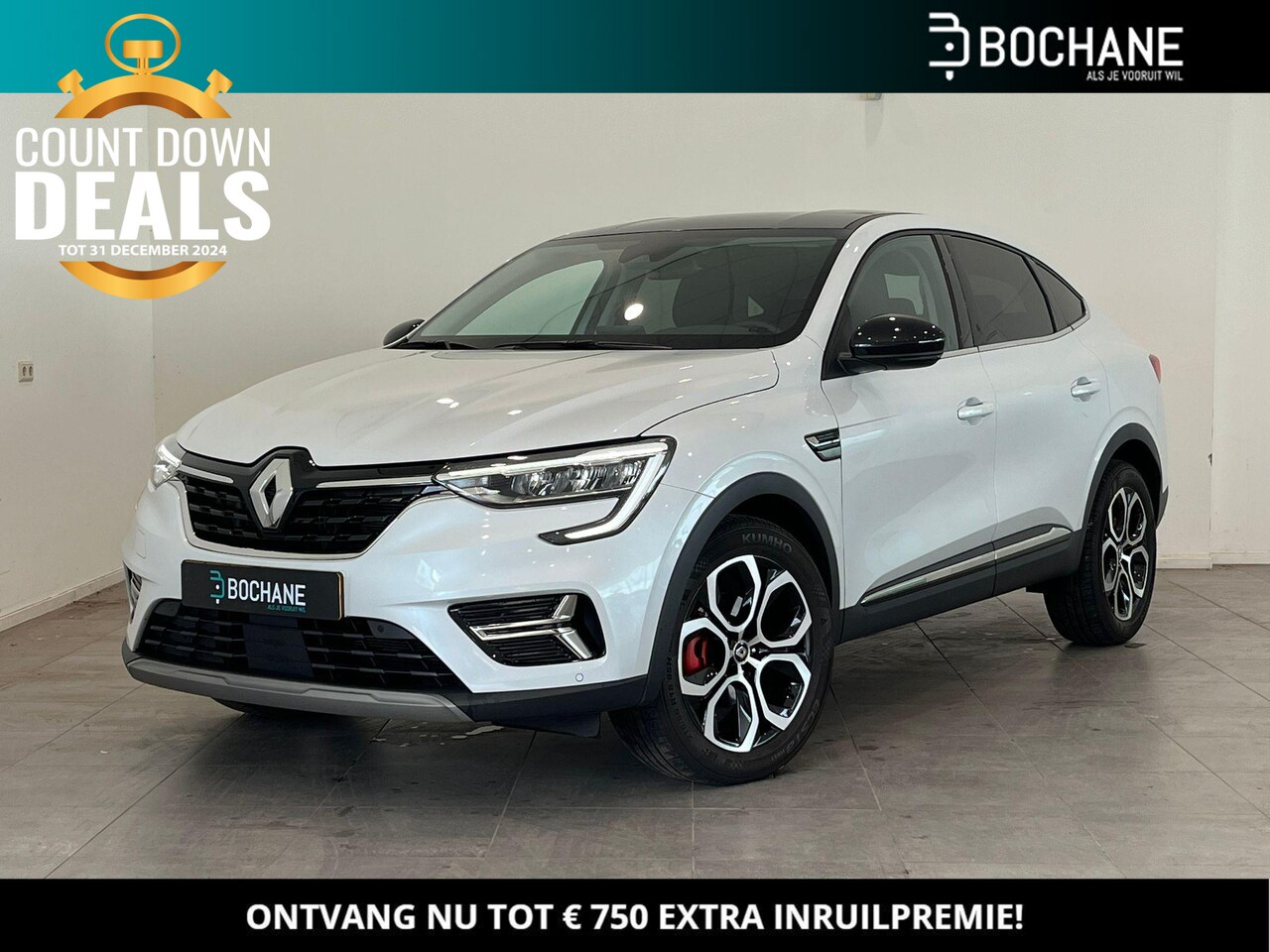 Renault Arkana - 1.6 E-Tech Hybrid 145 Intens CLIMA | CRUISE | CAMERA | NAVI | PDC | ANDROID & APPLE CARPLA - AutoWereld.nl