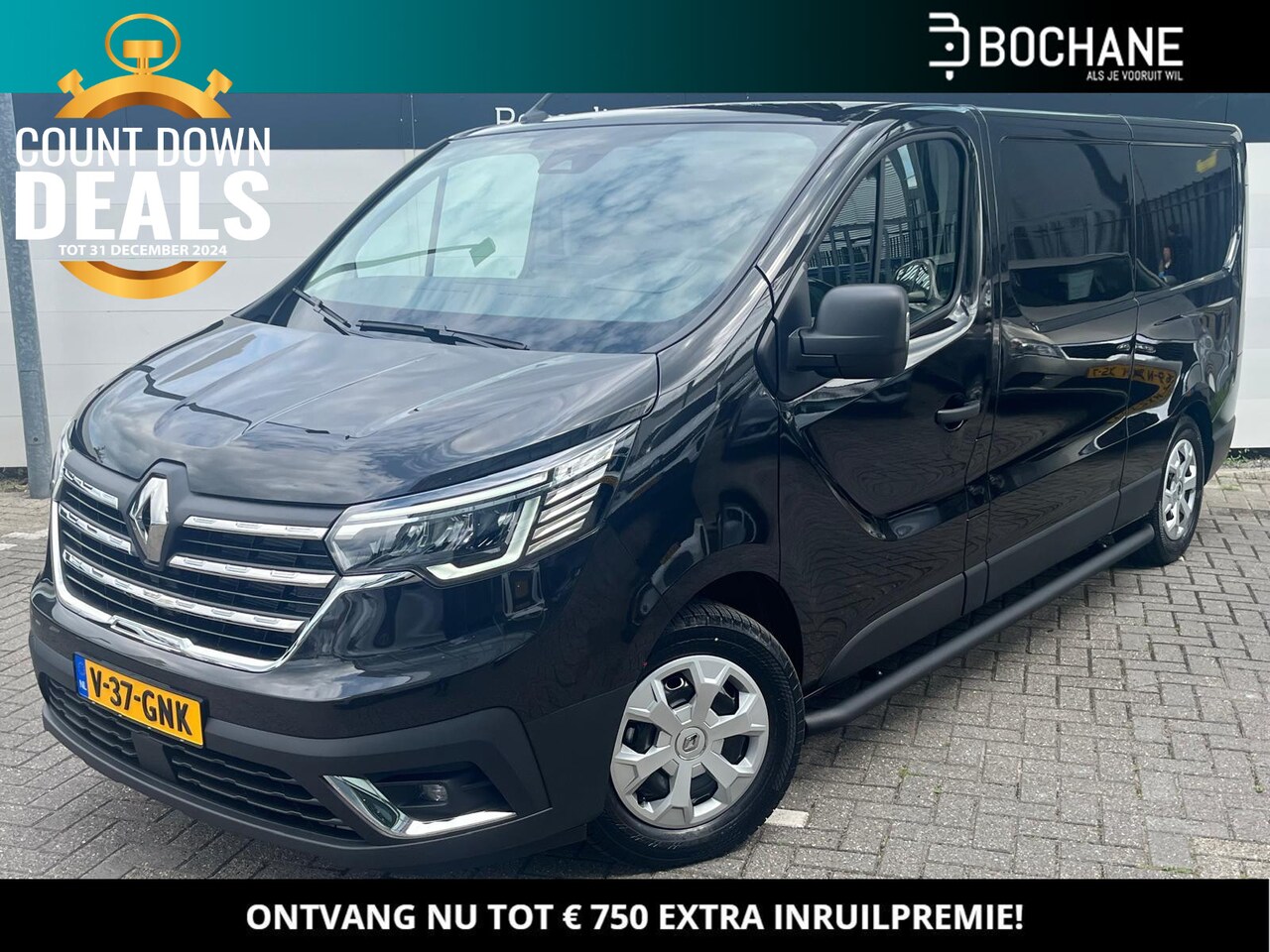 Renault Trafic - 2.0 Blue dCi 130 T30 L2H1 Advance | Trekhaak | Navi | A. Camera | Sidebars | Led | Apple C - AutoWereld.nl