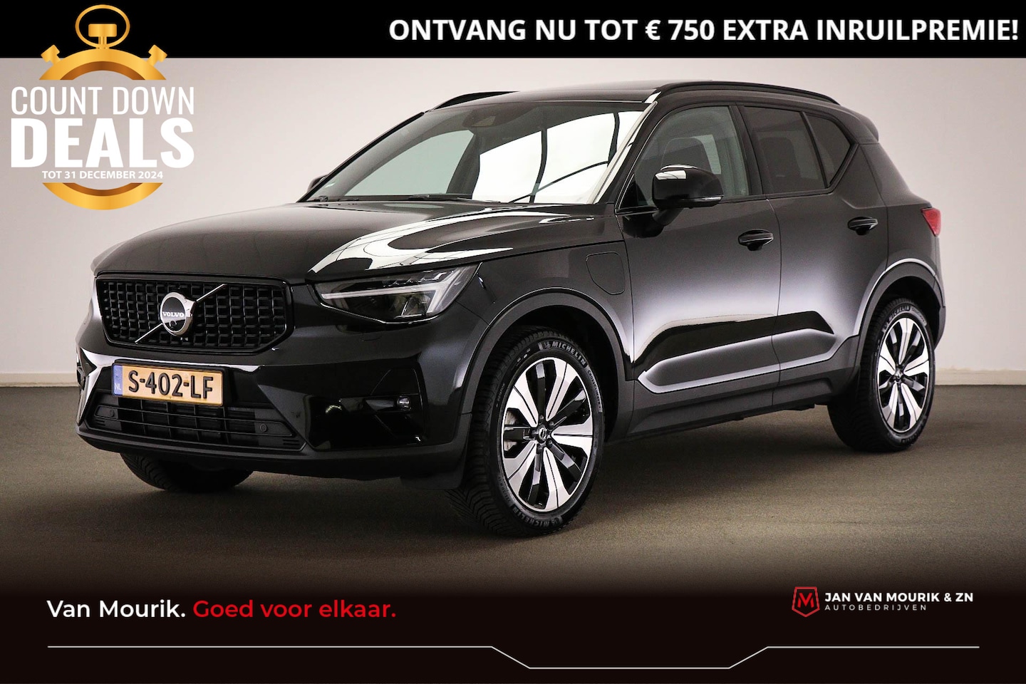 Volvo XC40 - 1.5 T4 Recharge Ultimate Dark | PANORAMADAK | STANDKACHEL | 360 CAMERA - AutoWereld.nl