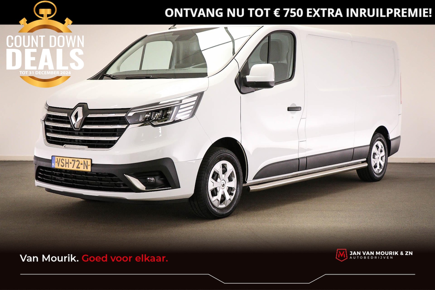 Renault Trafic - 2.0 dCi 130 T30 L2H1 Work Edition | LED | AIRCO | CRUISE | NAVI | DAB | APPLE | PDC | TREK - AutoWereld.nl