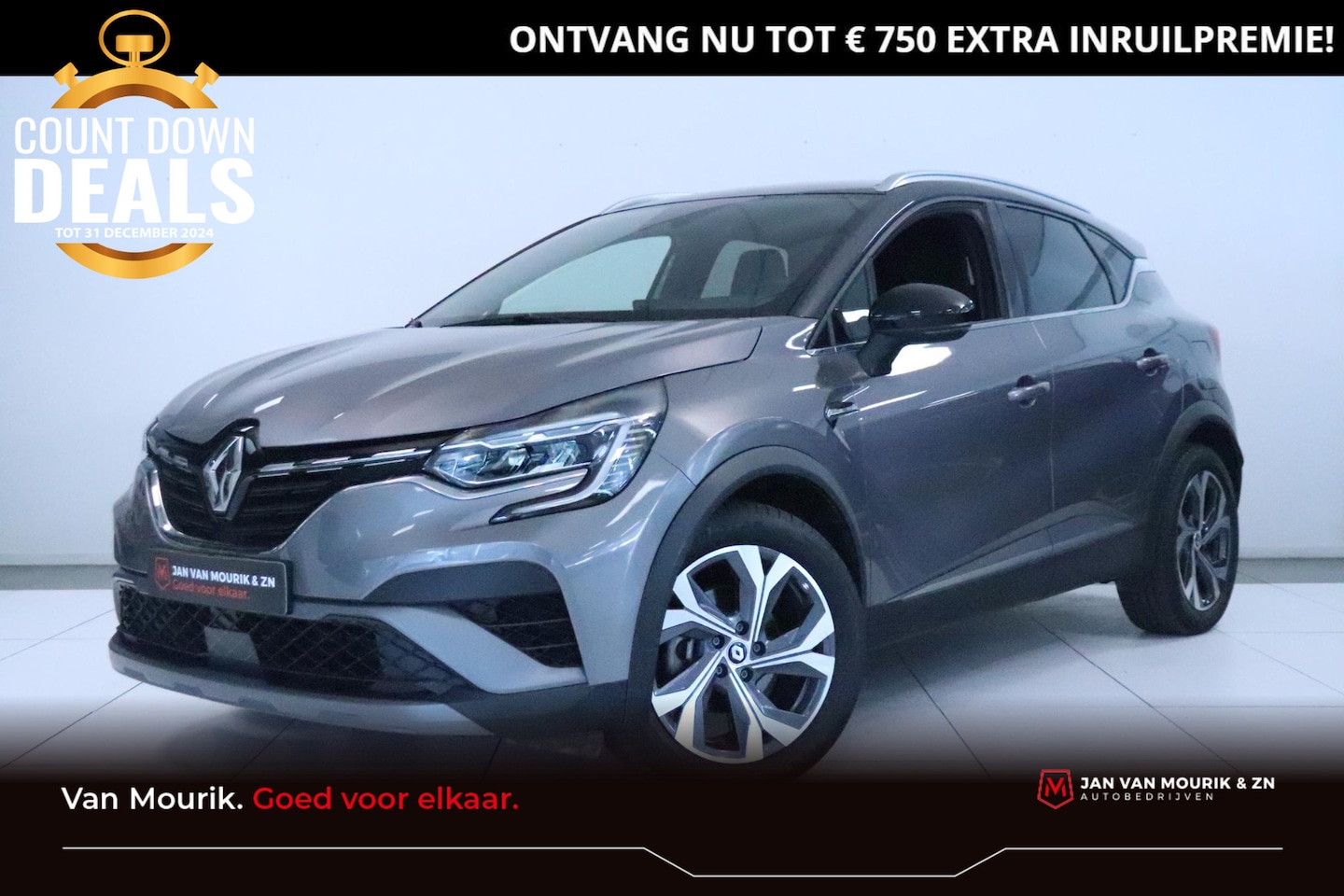 Renault Captur - 1.6 E-Tech Plug-in Hybrid 160PK R.S. Line | Navigatie | Achteruitrijcamera | Cruise Contro - AutoWereld.nl