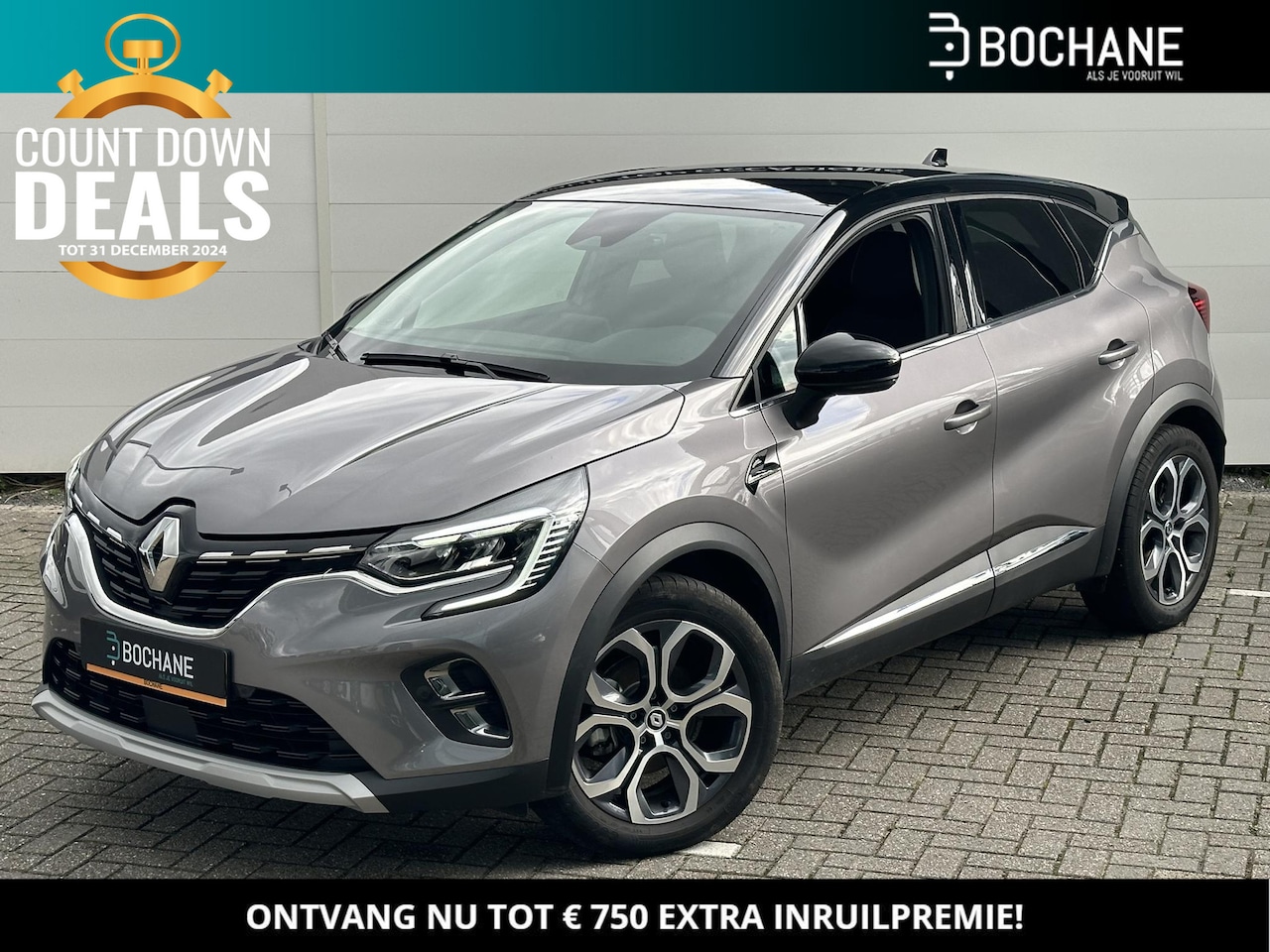 Renault Captur - 1.6 E-Tech Hybrid 145 techno | Hoge Instap | Groot Scherm | Navigatie+Camera | 18 Inch | B - AutoWereld.nl