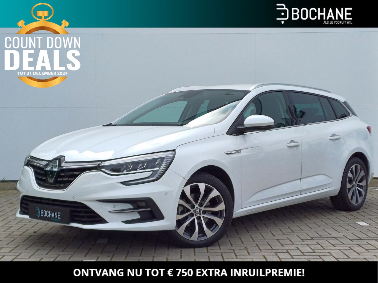 Renault Mégane Estate - 1.3 TCe 140 EDC Techno Trekhaak / Automaat / Navigatie / Climate Control / Parkeersensoren - AutoWereld.nl