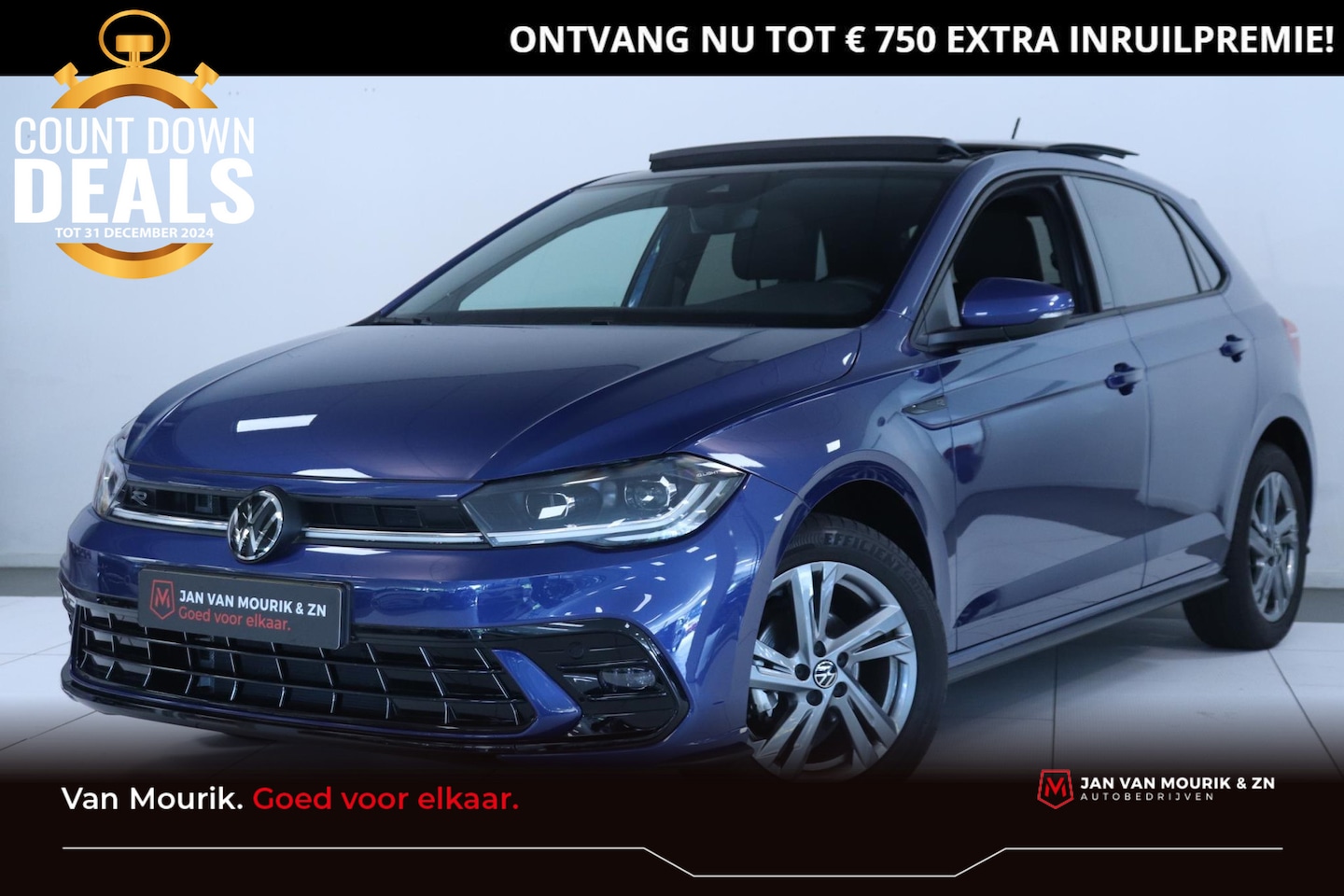 Volkswagen Polo - 1.0 TSI DSG R-Line | Panoramadak | IQ-LED | Beats Audio | - AutoWereld.nl