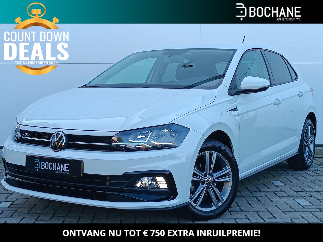 Volkswagen Polo - 1.0 TSI R-Line Edition All-Season banden / Apple Carplay-Android Auto - AutoWereld.nl