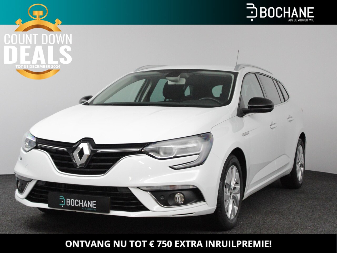 Renault Mégane Estate - 1.3 TCe 115 Limited CLIMA | CRUISE | NAVI | V+A PDC | TREKHAAK | - AutoWereld.nl