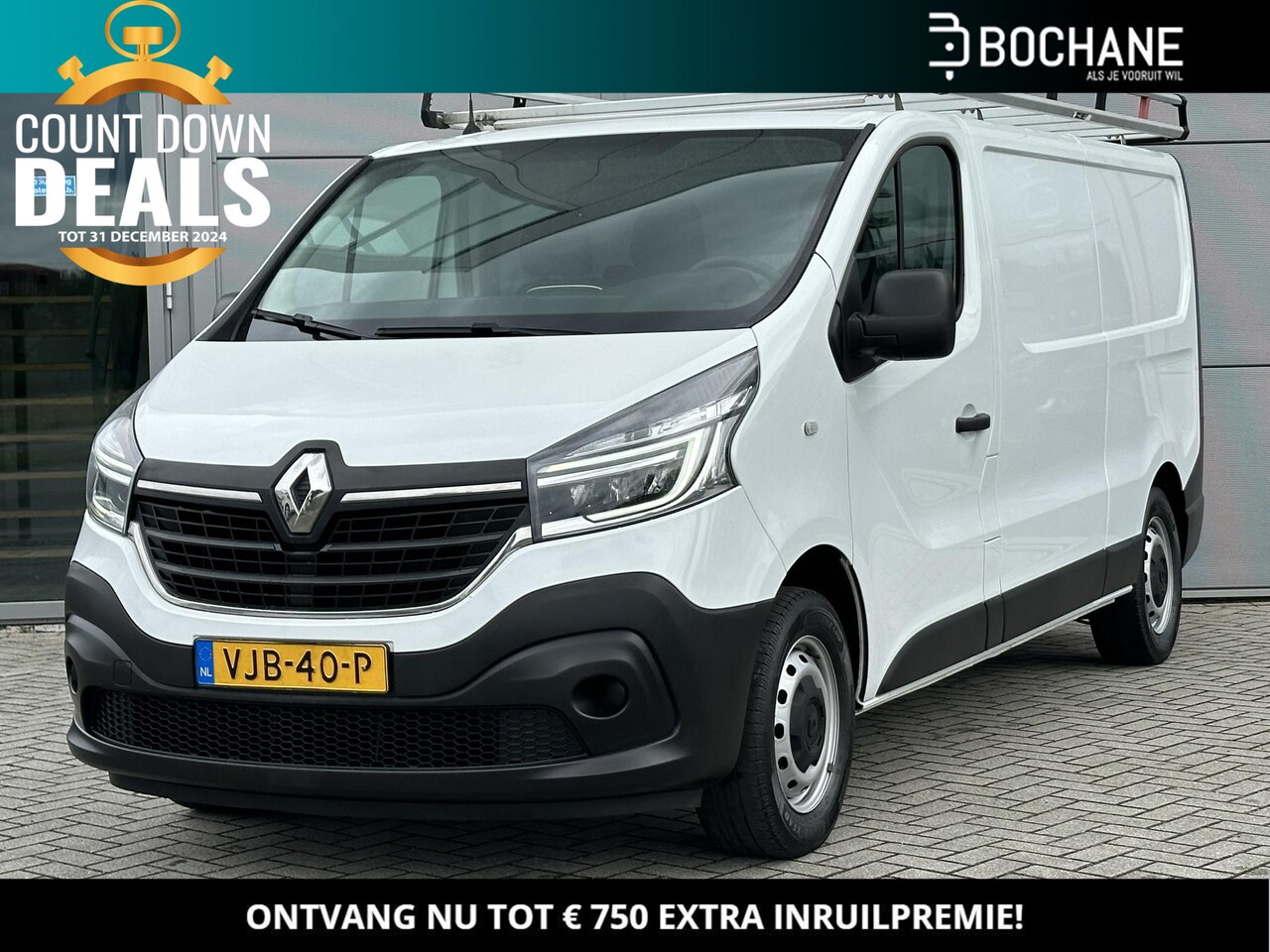 Renault Trafic - 2.0 dCi 145 EDC T29 L2H1 Comfort | AIRCO | NAVIGATIE | PARKEER SENSOREN | IMPERIAAL | LAAD - AutoWereld.nl