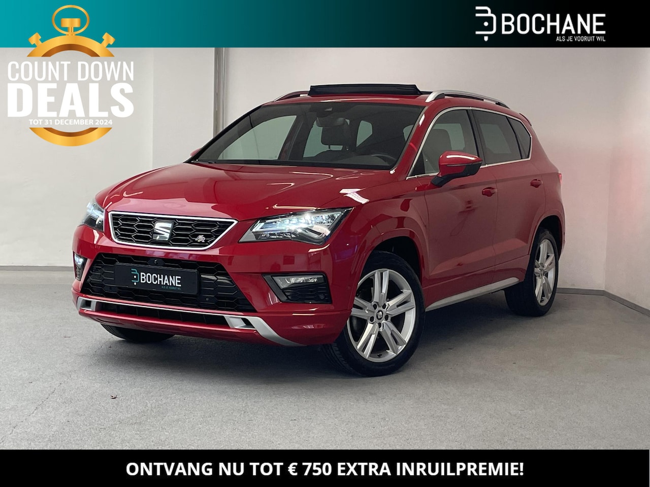 Seat Ateca - 1.5 TSI FR Business Intense | 1e- EIG. | PANO | 360 CAMERA | VIRTUAL | - AutoWereld.nl